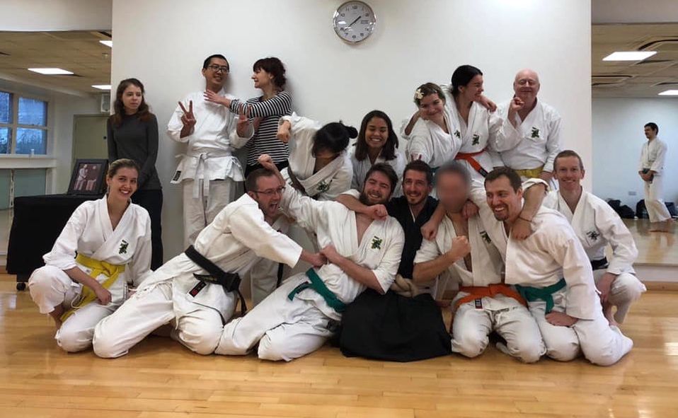 Beginners and helpers at one of our East London Kempo self-defence taster classes
